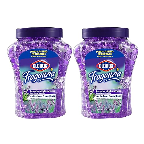 Clorox Fraganzia Crystal Beads Air Freshener Twin Pack, Long Lasting