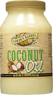 Golden Barrel Coconut Oil, 32 Ounce
