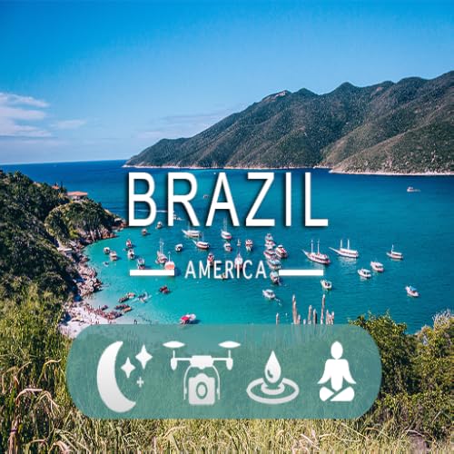 PROTETOR DE TELA DE FLYING OVER BRAZIL - Música relaxante junto com belos vídeos da natureza para fi