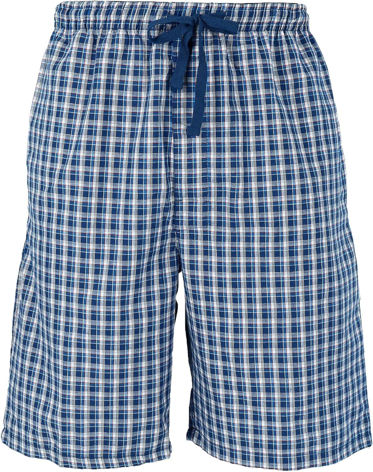 Hanes Men's Cotton Madras Drawstring Sleep Pajama Shorts, Medium, Art