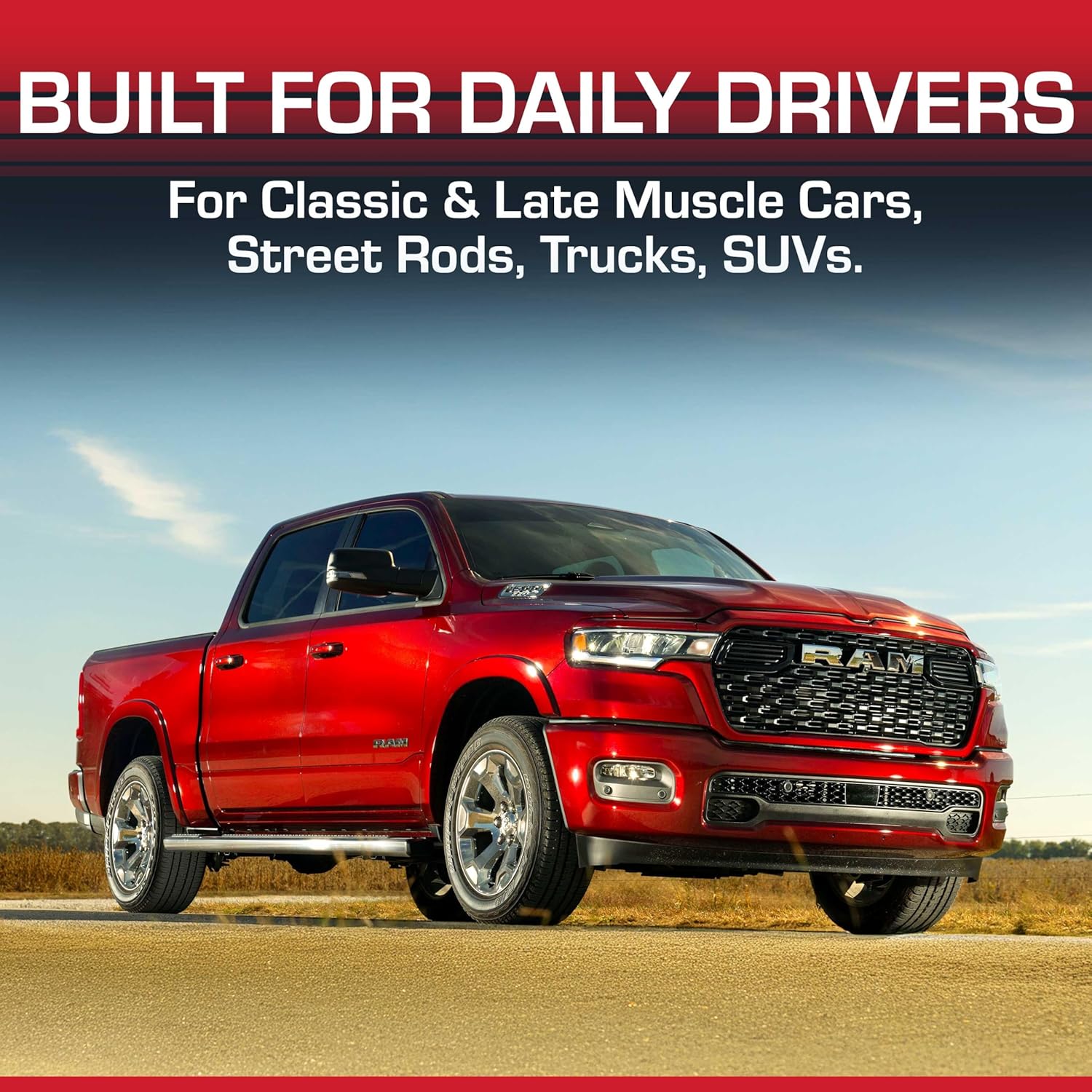 Flowmaster Super 44 Series Chambered Muffler – 3.00” Offset In/Center Out – Aggressive Sound – 16 Gauge Aluminized Steel –For Classic & Late Muscle Cars, Street Rods, Trucks, SUVs (943046)