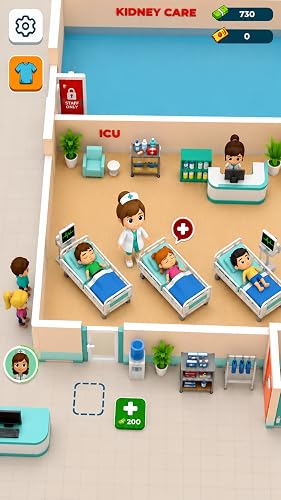 Hospital Rush: Idle Nurse Tycoon - Treat Patients, Unlock X-Ray, CT Scan & Dental Departments, Build Your Medical Empire in this Idle Hospital Game – vue 5
