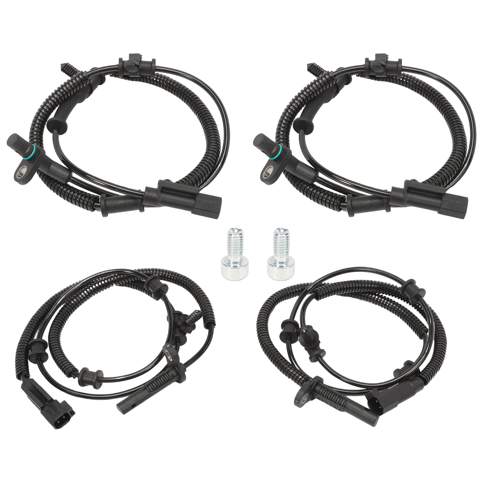 Amazon.com: 4Pcs Front & Rear ABS Wheel Speed Sensor