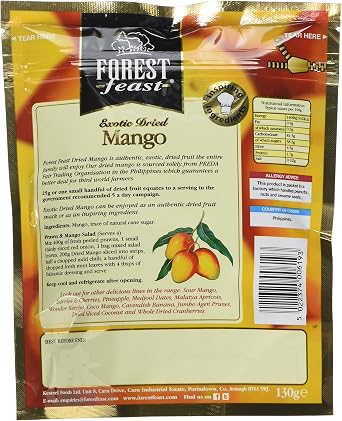 Forest Feast Premium Fruit Doypacks Exotic Dried Mango 130 g
