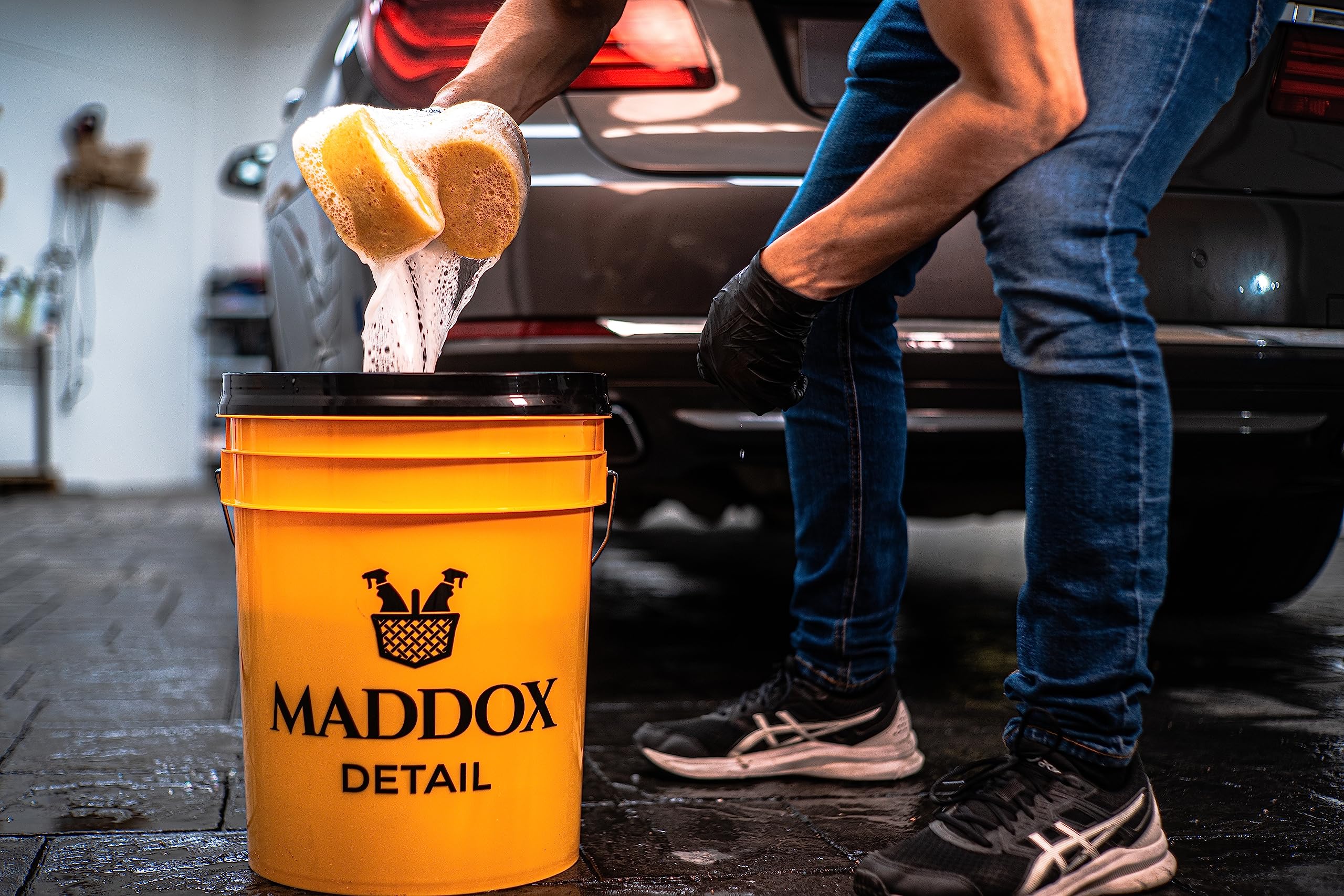 Maddox Detail - Esponja Superabsorbente Lavado Coche y Moto Car Wash Sponge | Esponja de alta absorción alta eficiencia y Protección para tu Vehículo Alta Protección Versatilidad en el Lavado