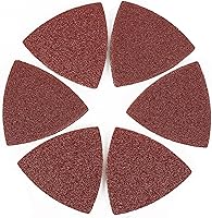 Vista 9 de Coceca Papel de lija con detalle de ratón, papel de lija surtido, 40, 80, 120, 180, 240 granos (50 piezas de papel de lija para ratón)