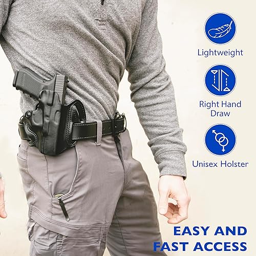 Vista 22 de DeSantis Fundas DeSantis Gunhide Negro