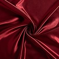 Vista 16 de Fynite Tela de satén Charmeuse 5 yardas 44 pulgadas de ancho Tela de tela suave y brillante, satén sedoso para vestido de novia de novia