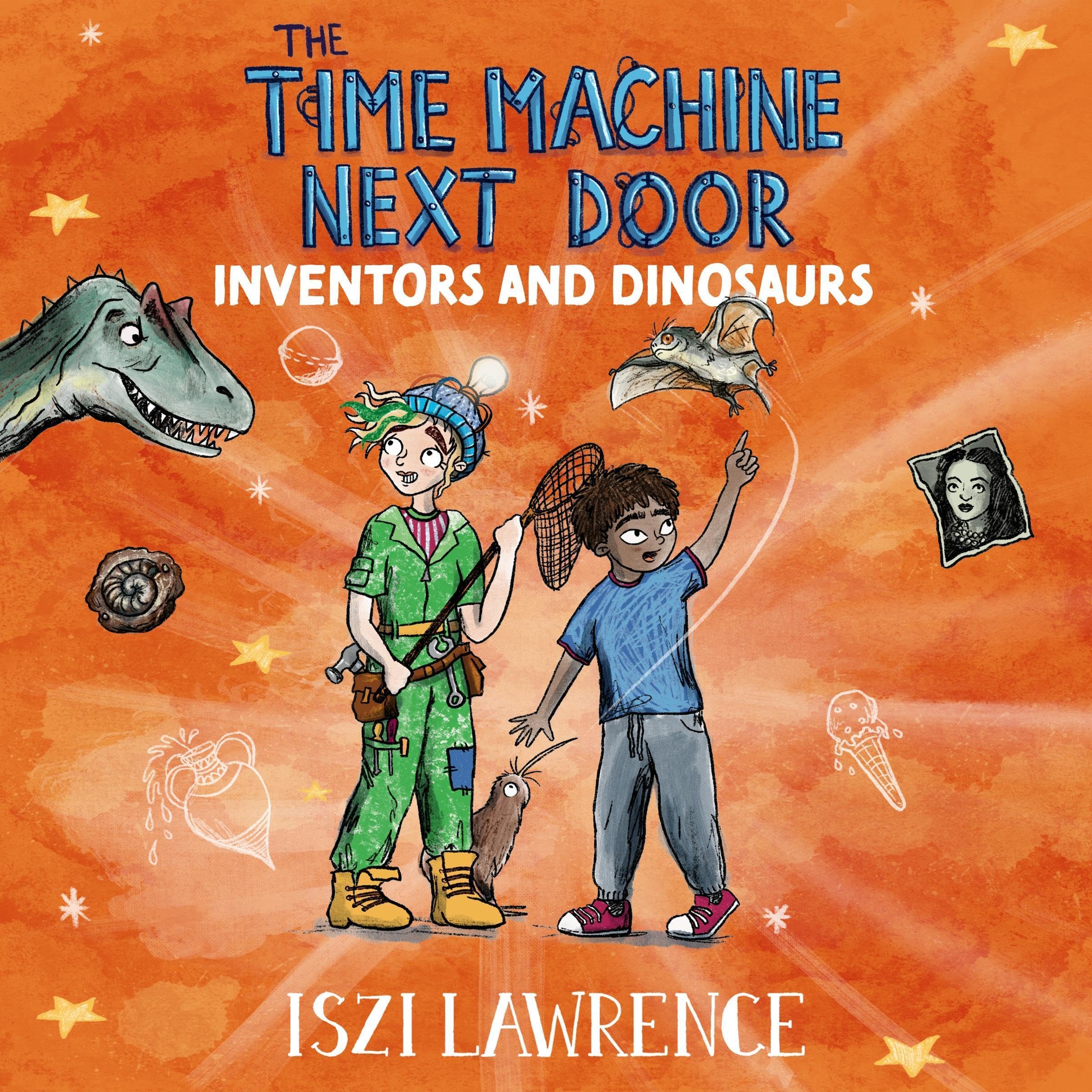 Cover art for The Time Machine Next Door: Inventors and Dinosaurs