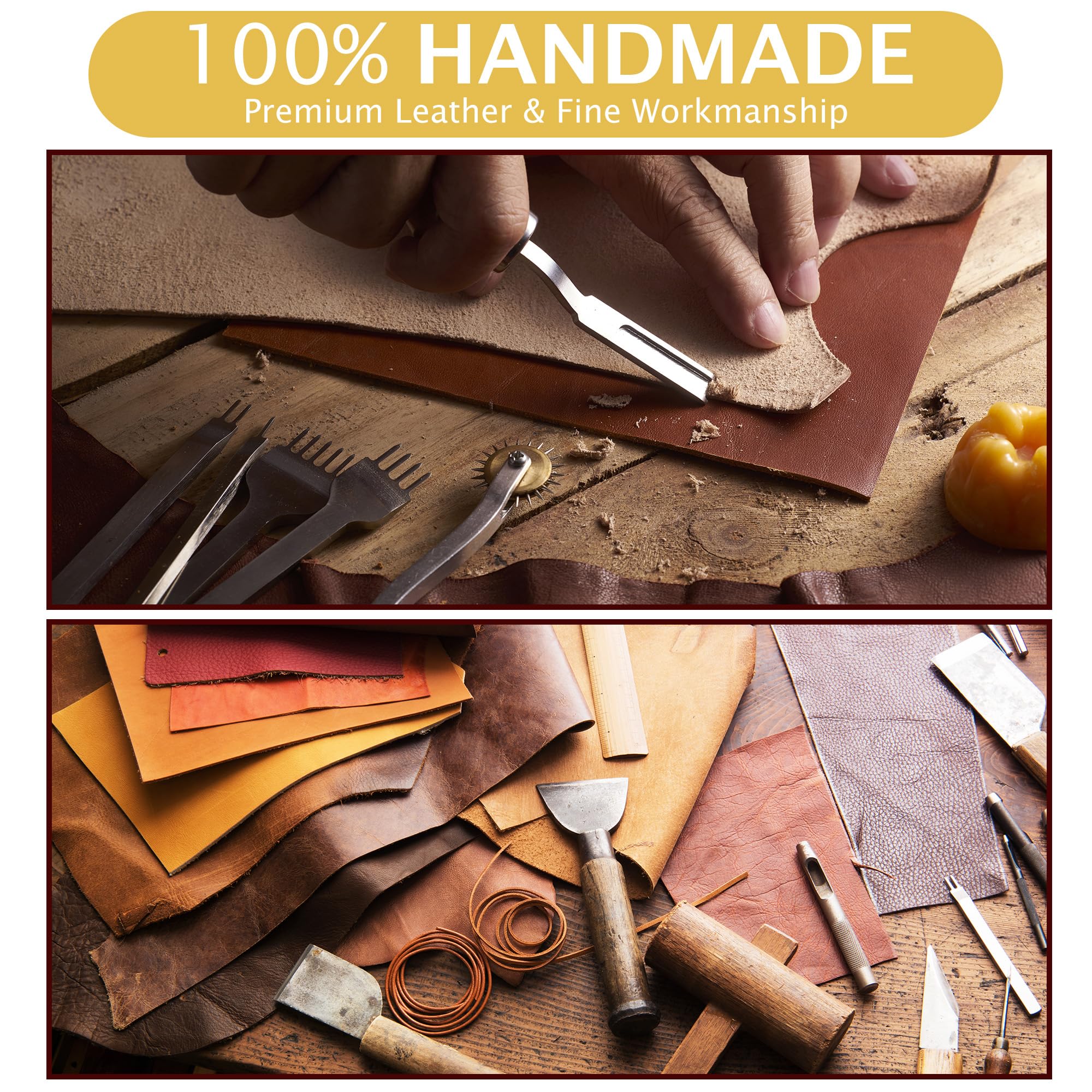 Leather Handmade Bookmarks For Book Lovers Women And