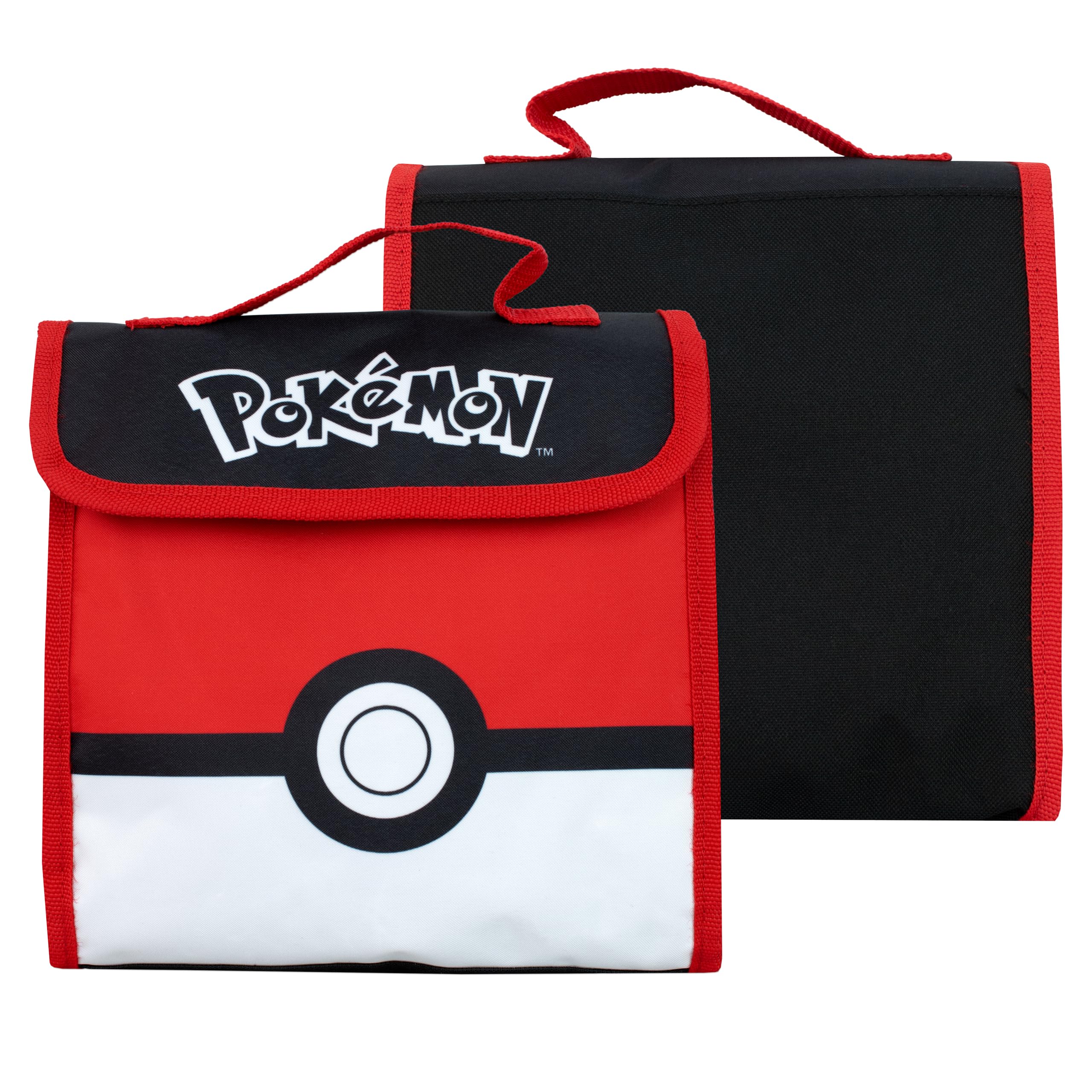Pokemon Ensemble Sac d'école 4 pièces | Set de Sac à Dos et Sac à Lunch avec étui à Crayon et Bouteille d'eau | Sac à Dos pour Enfants | Produit Officiel