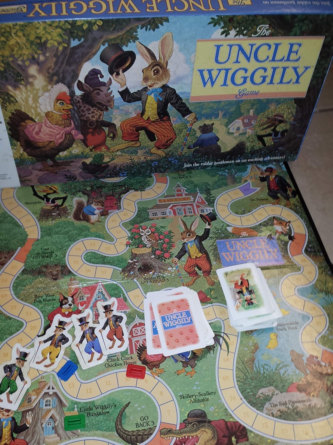 Uncle Wiggily Game (Edition 1988) by Milton Bradley