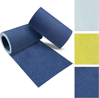 Velvet Repair Patch, Self-Adhesive Flannel Fabric Patch, Multi Colors, Microfiber Patch，Can be Used to Patch Sofas, Car Seats, Handbags, Jacket Holes and Tears (Blue)