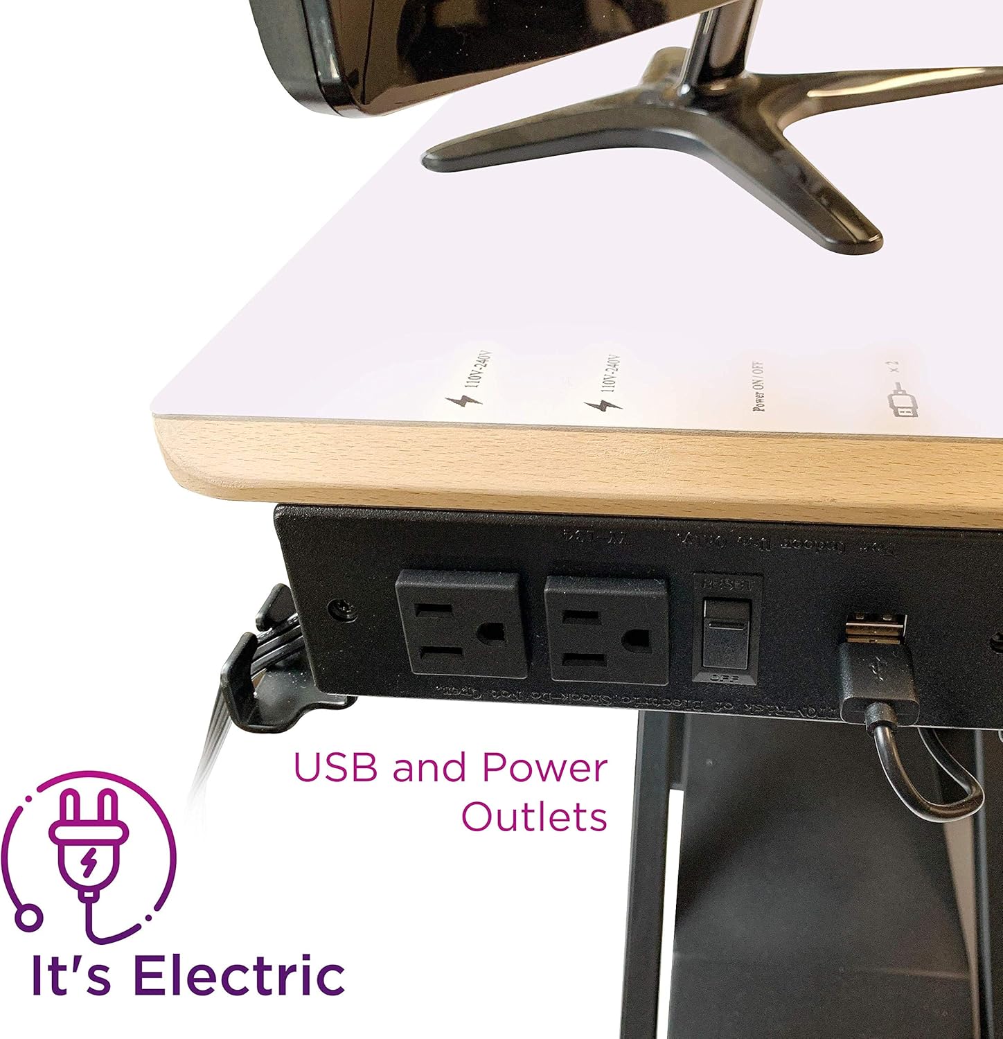 Best Promo Cloud Nine Electric Standing Desk - 36 Inch Height Adjustable Sit Stand Up Converter - Lifts Two Monitors (90 lbs) - Motorized Riser - White Best Deal 🛒 Cloud Nine Electric Standing Desk - 36 Inch Height Adjustable Sit Stand Up Converter - Lifts Two Monitors (90 lbs) - Motorized Riser - White