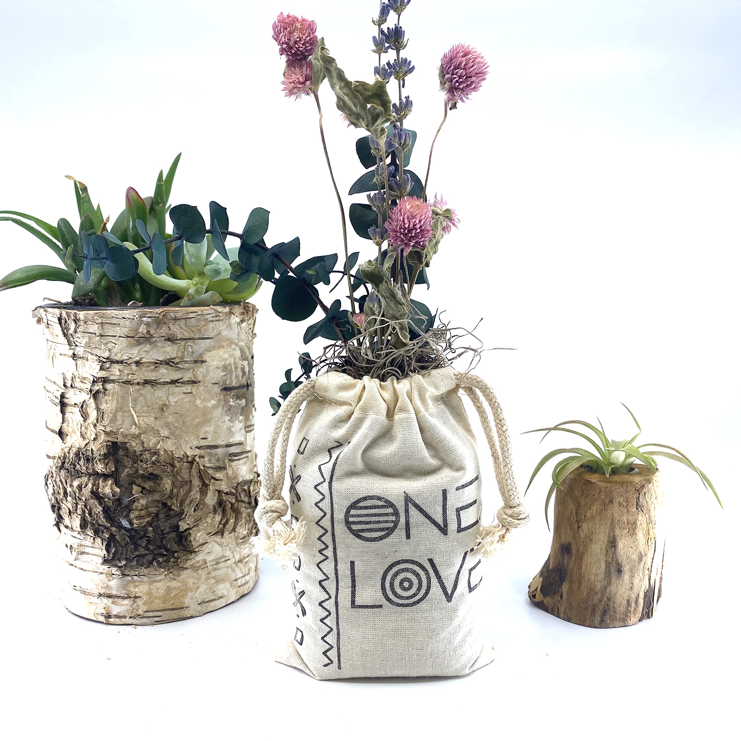 Fleurs séchées biologiques SUNSUM One Love idée cadeau nature amarante rose