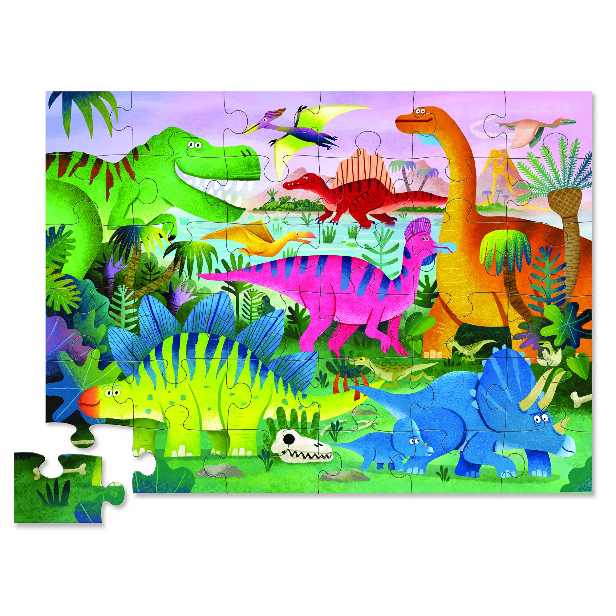 Crocodile Creek 36-Piece Jigsaw Floor Puzzle - Fun Floor Puzzles