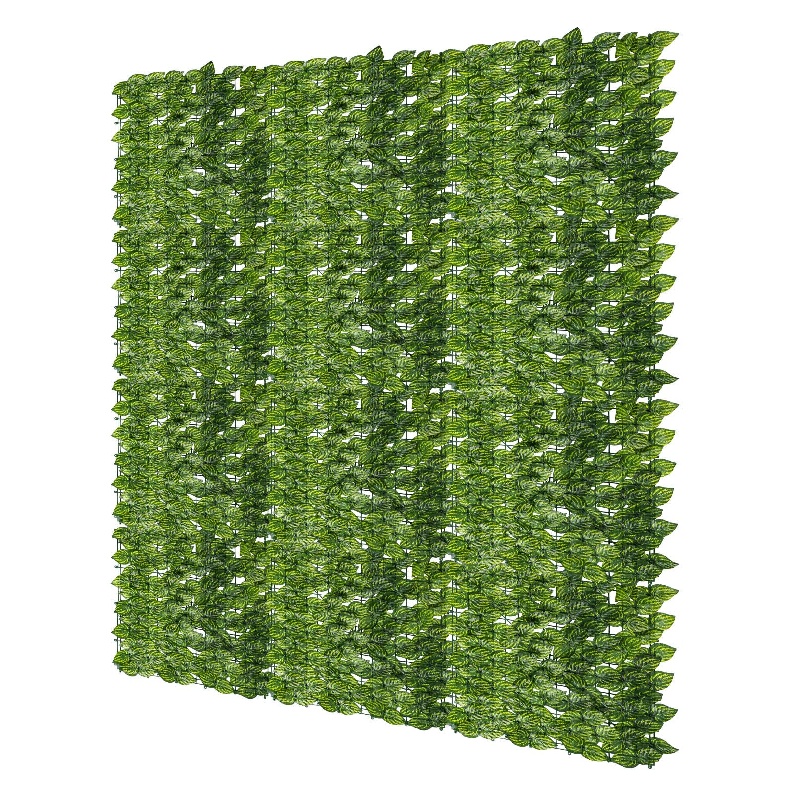 Sonnewelt Sztuczna bluszcza z liśćmi arbuza osłona balkonowa, żywopłot z bluszczu 200 * 300 cm, osłona balkonowa, rolka, liście bluszczu idealne na tarasy na zewnątrz
