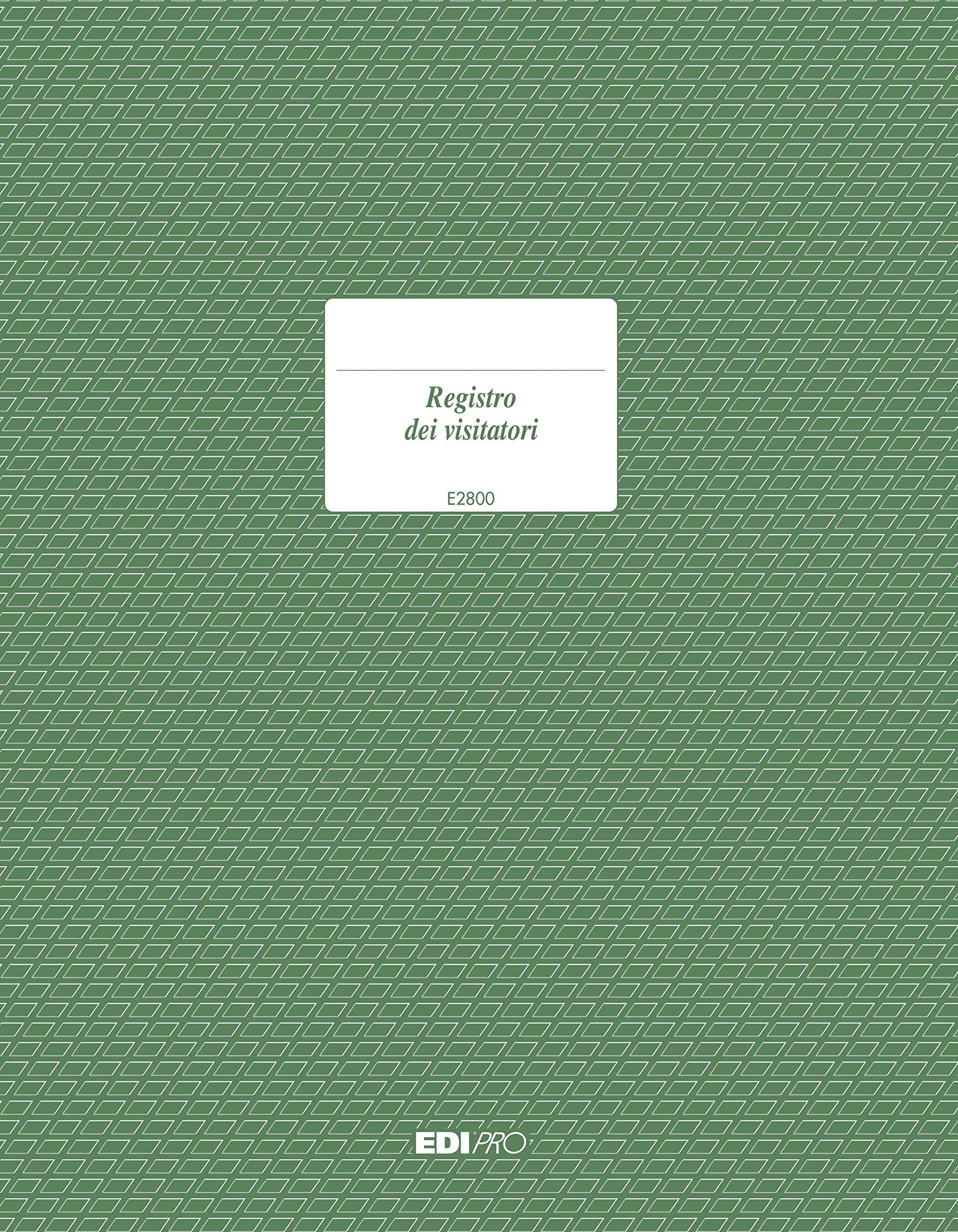 EDIPRO E2800 Registro visitatori 47 pagine 31 x 24.5 Bianco