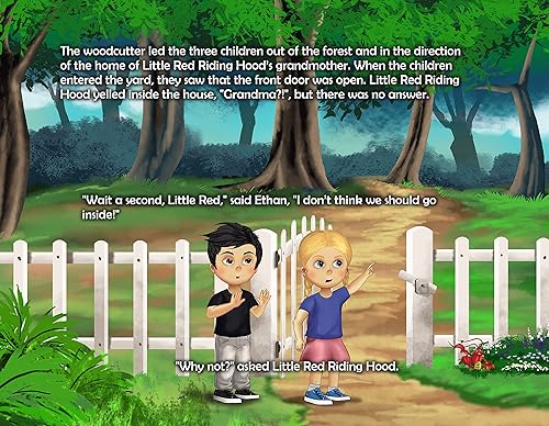 Miniatura 9 de Caperucita Roja - Libro personalizado con el nombre de tu hijo, para 2 niños, cabello, piel, ojos