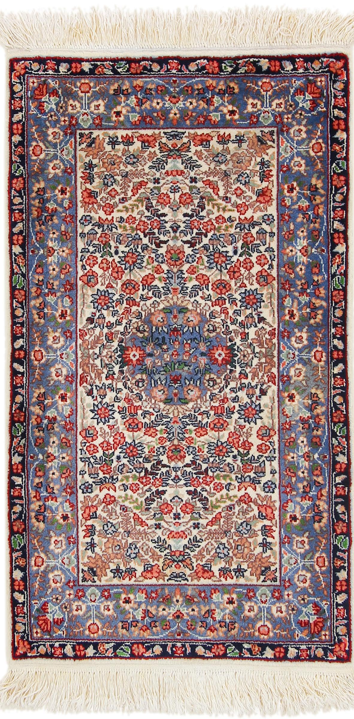 Tapis Kerman fait main tapis d'orient laine pour une maison chaleureuse