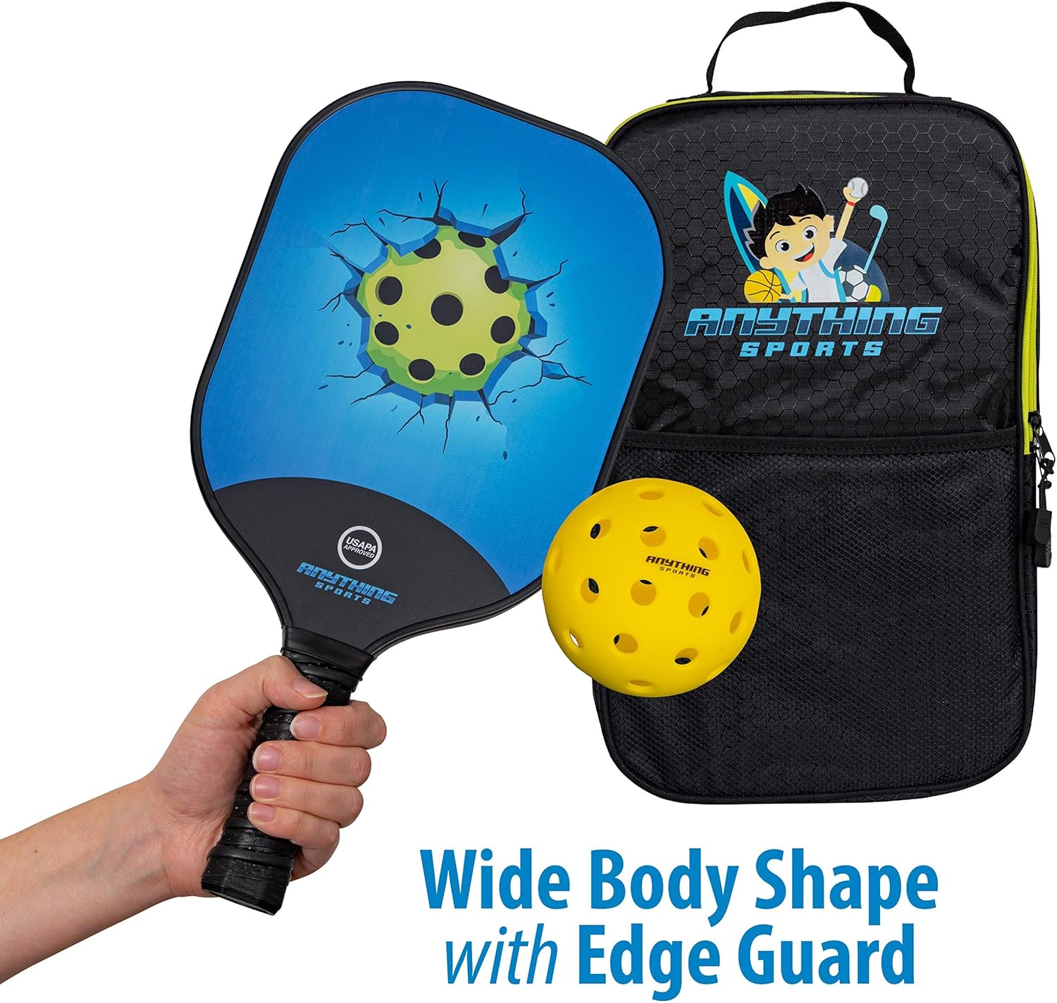 3 in 1 Pickleball Net, 4 Carbon Fiber Paddles and 4 Balls. Complete Regulation Size Portable Pickleball Net Bundle Set for Outdoors or Indoors. With 4 USAPA Approved Carbon Fiber Paddles and 4 Balls : Sports & Outdoors