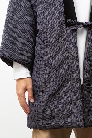 Hexagonal Pattern HANTEN (Cotton Jacket Made in Japan Kimono-Style) Size Mens