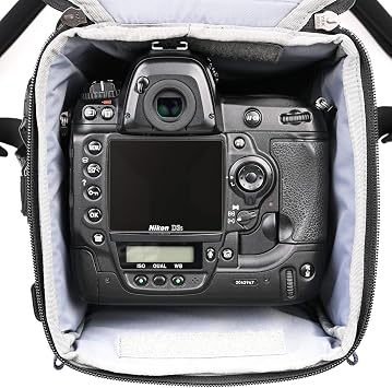 Think Tank - Digital Holster 150 V3.0 - Black - Camera Crossbody Bag - for Nikon Z9 with 200-500mm or Sony A Body with a Sigma or Tamron 150-600mm Attached