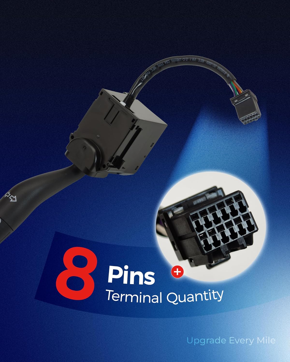 Multifunction Turn Signal Switch, Headlight Dimmer and Parking Light, Blinker Switch Lever Compatible with Honda Accord, Odyssey, Acura TSX, Replace# 35255SDAA01 35255-SDA-A01