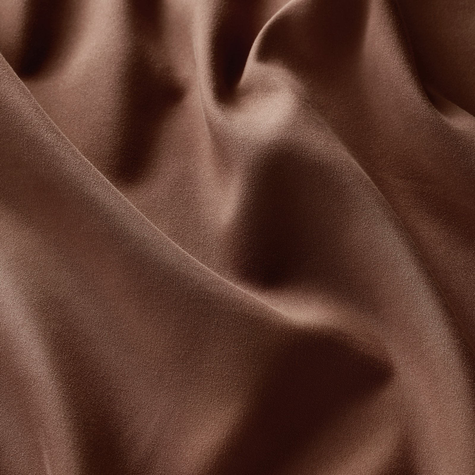 Heimtexland Tenda Effetto Lino Con Occhielli - Marrone Cioccolato 245x140 Cm - Opaca, Morbida