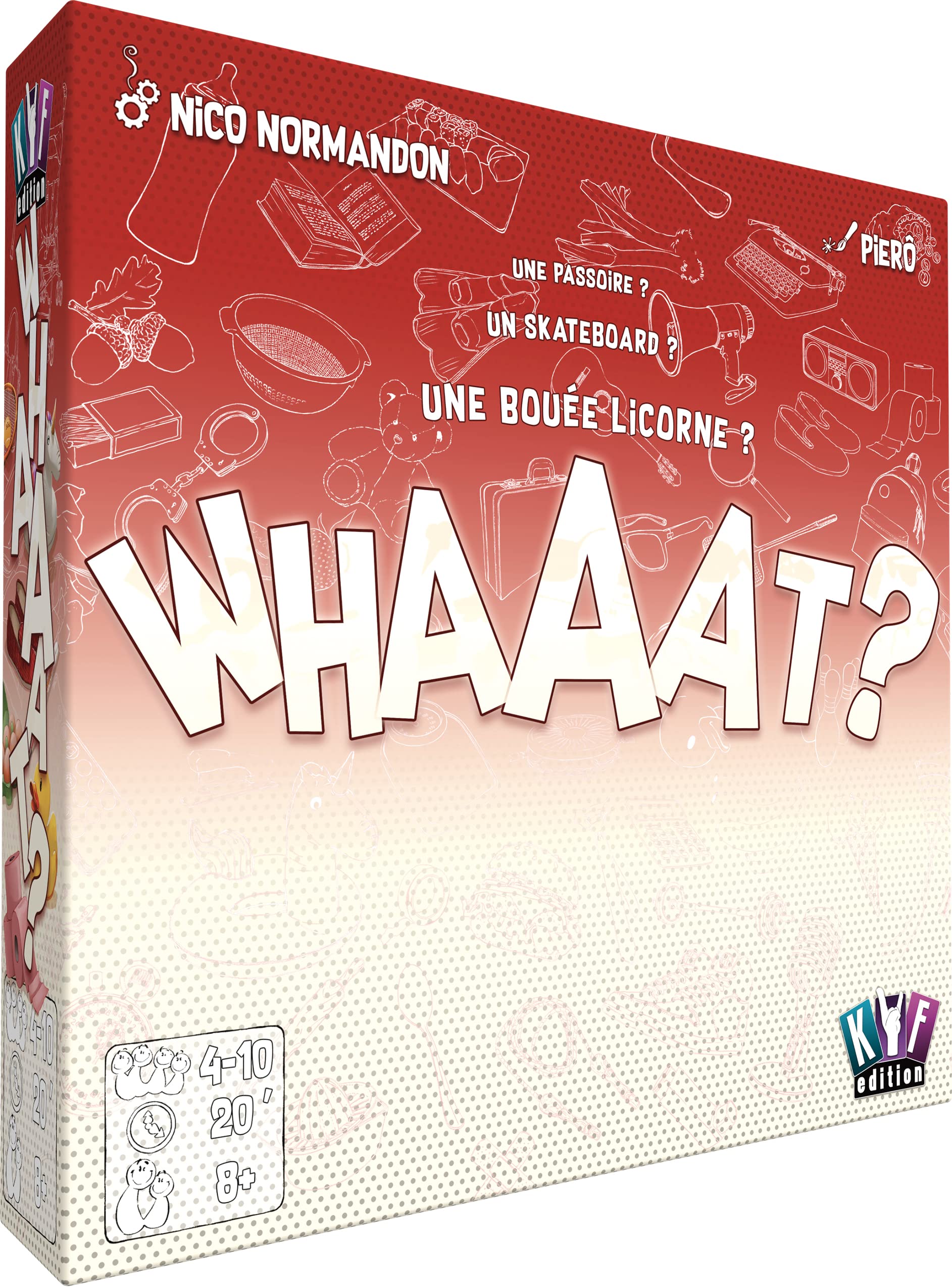 Asmodee KYF Edition | Whaaat ? | Jeu d'ambiance