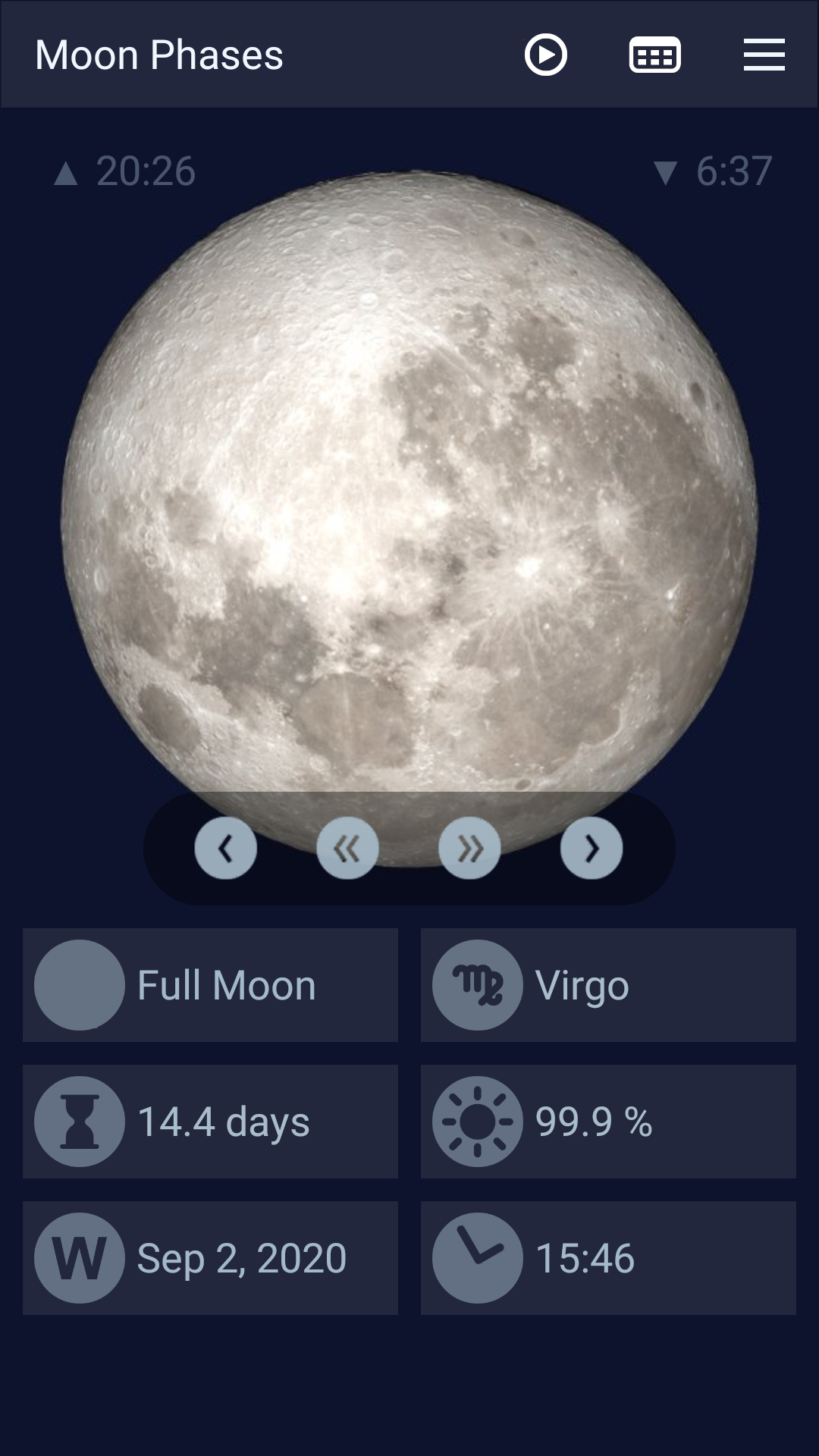 Moon Phases - App on Amazon Appstore