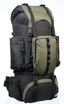 Amazon Basics - Hiking backpack with internal structure and rain layer