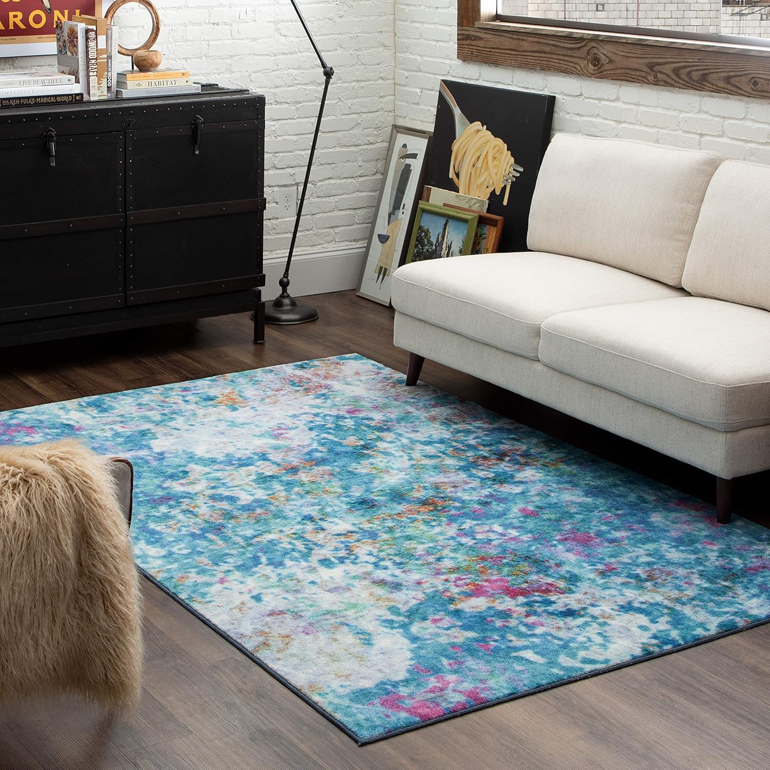 Amazon.com: Mohawk Home Art Explosion Area Rug, 4' X 6', Multi : Home ...