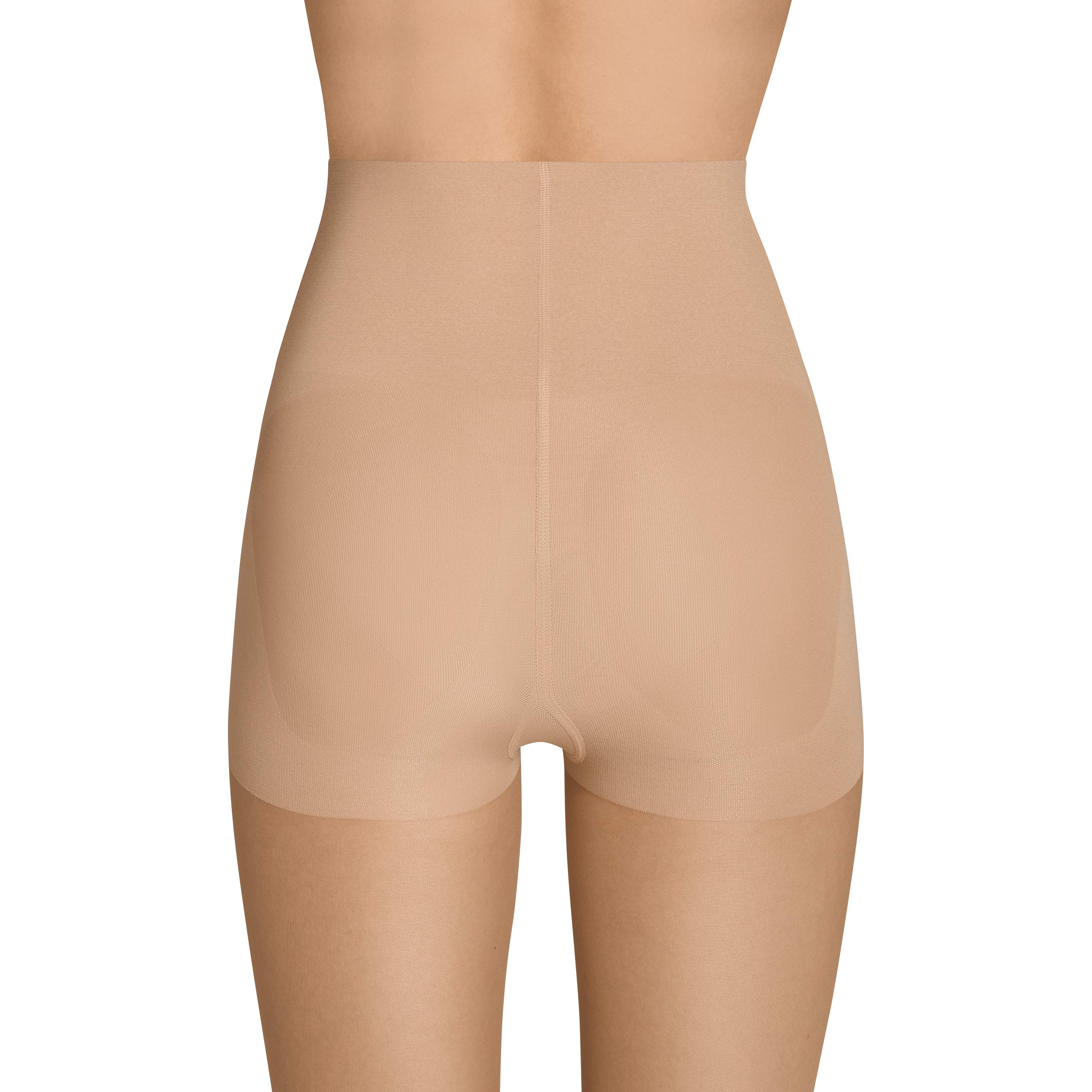ITEM m6 Strumpfhose für Damen 15 DEN – Highwaist Tights in Hautfarbe mit Control Top – Bequeme Feinstrumpfhose ohne Zehen – Schicke Pantyhose mit Shaping Look