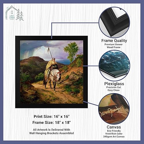 Miniatura 2 de Last Crusader de Karl Friedrich Lessing - Lienzo enmarcado para decoración de pared, lienzos de reproducción de pintura fina  Impresión de galería