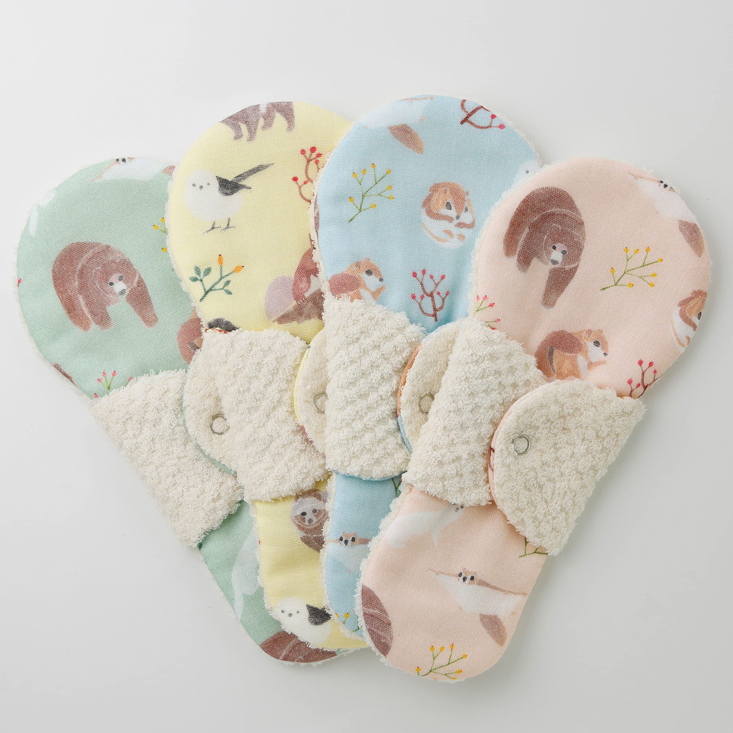 SAKURA COTTON 布ナプキン 5枚セット Amazon | ヒエトリパット シルクコットン 4枚セット | さくらコットン