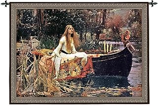 The Lady of Shalott by John William Waterhouse | Woven Tapestry Wall Art...