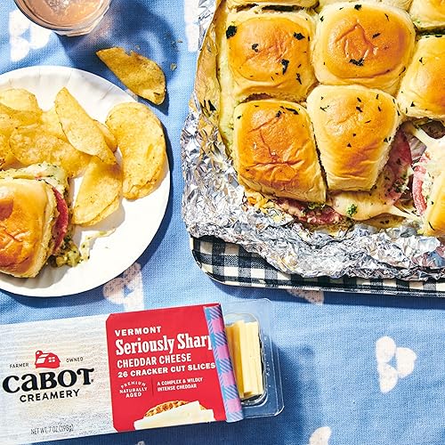 Vista 3 de Cabot Seriously Sharp Cheddar Cracker Cuts, 7 onzas