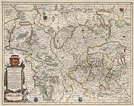 Historic Map : Brunswick, Germany 1682 Ducatus Brunsvicensis, Vintage Wall Art : 24in x 18in