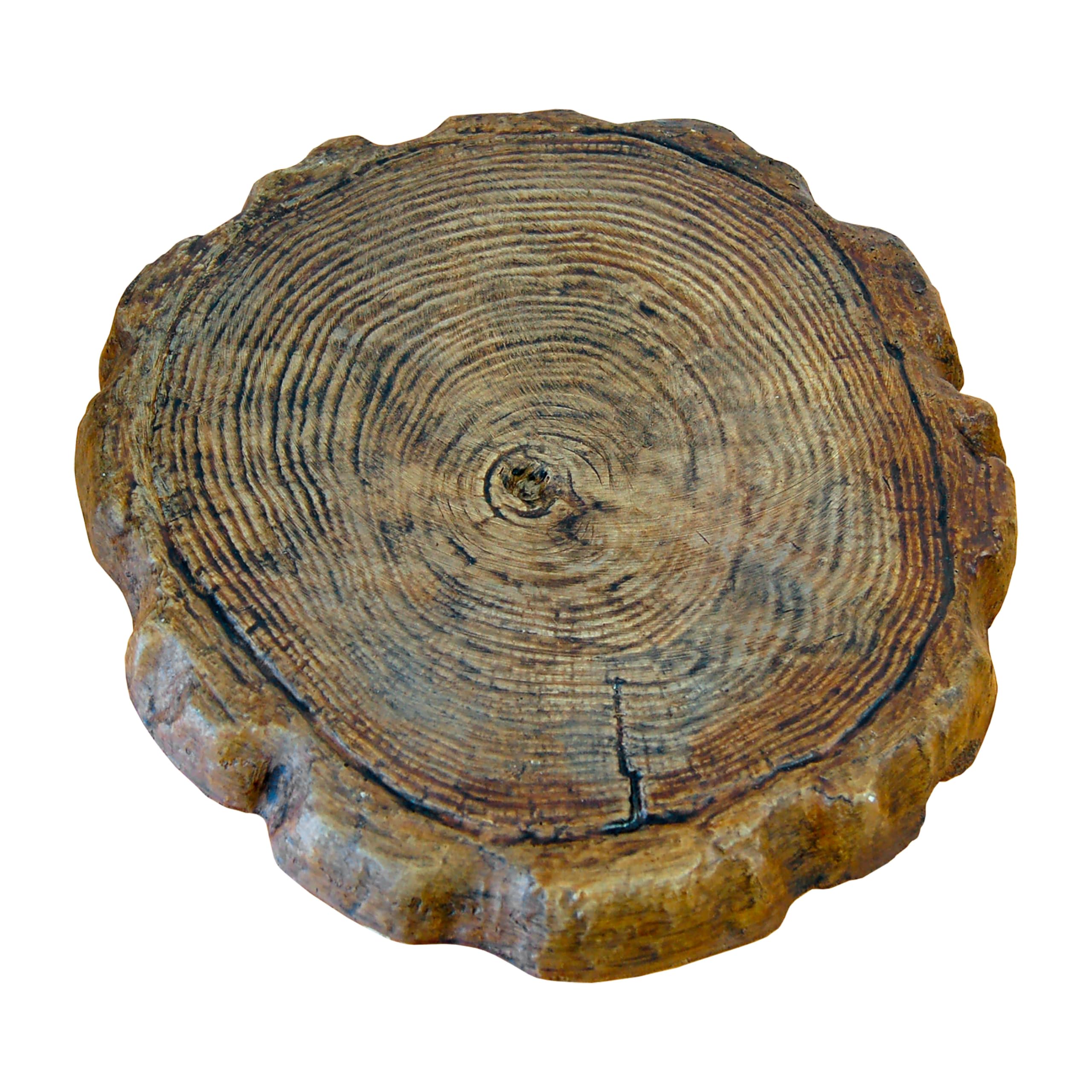 Large Log Stepping Stone, Espresso