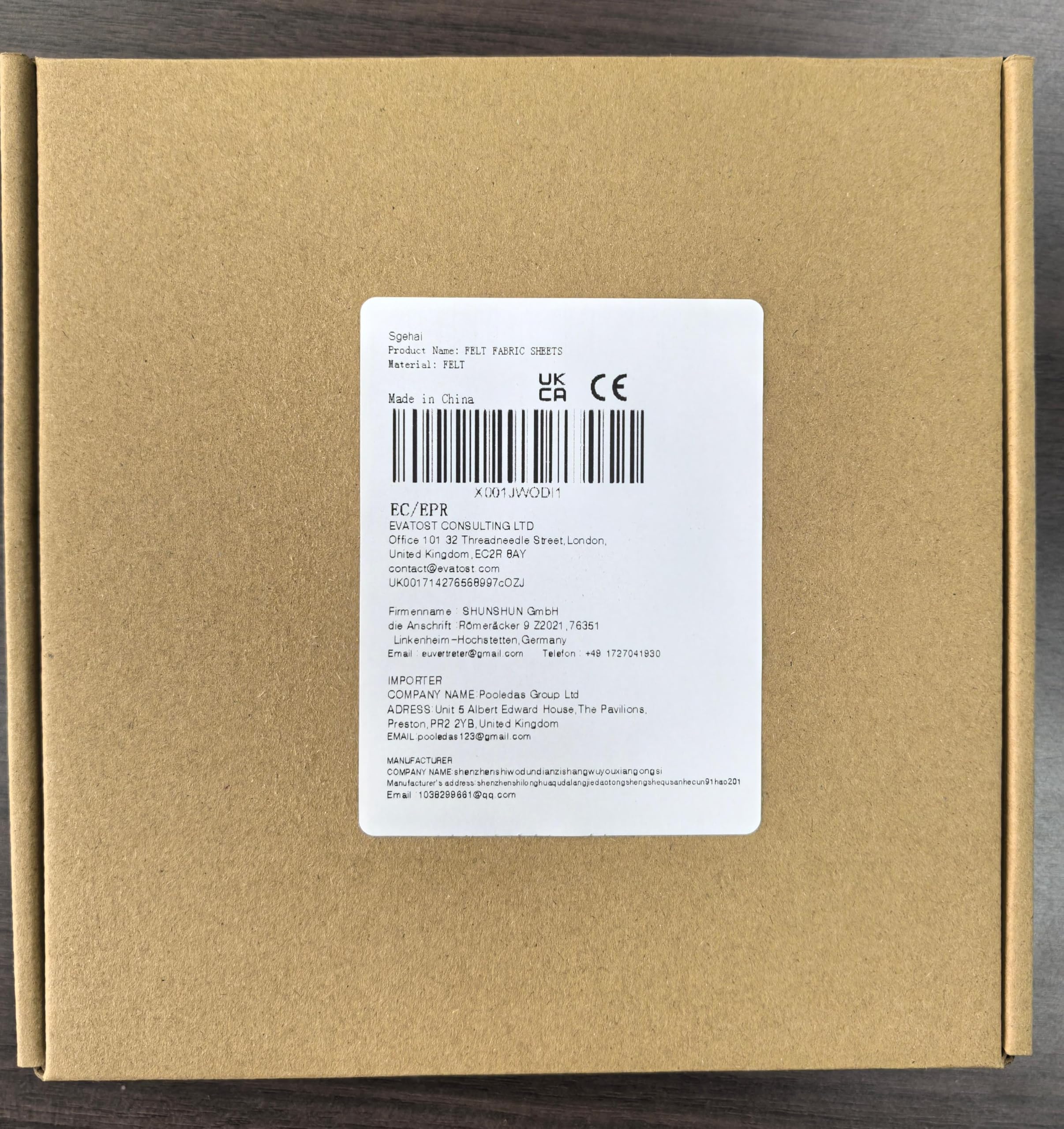 Filzstoff, 40PCS Bastelfilz Farbig Filz Blätter Po Produktbild-Vorschau 10