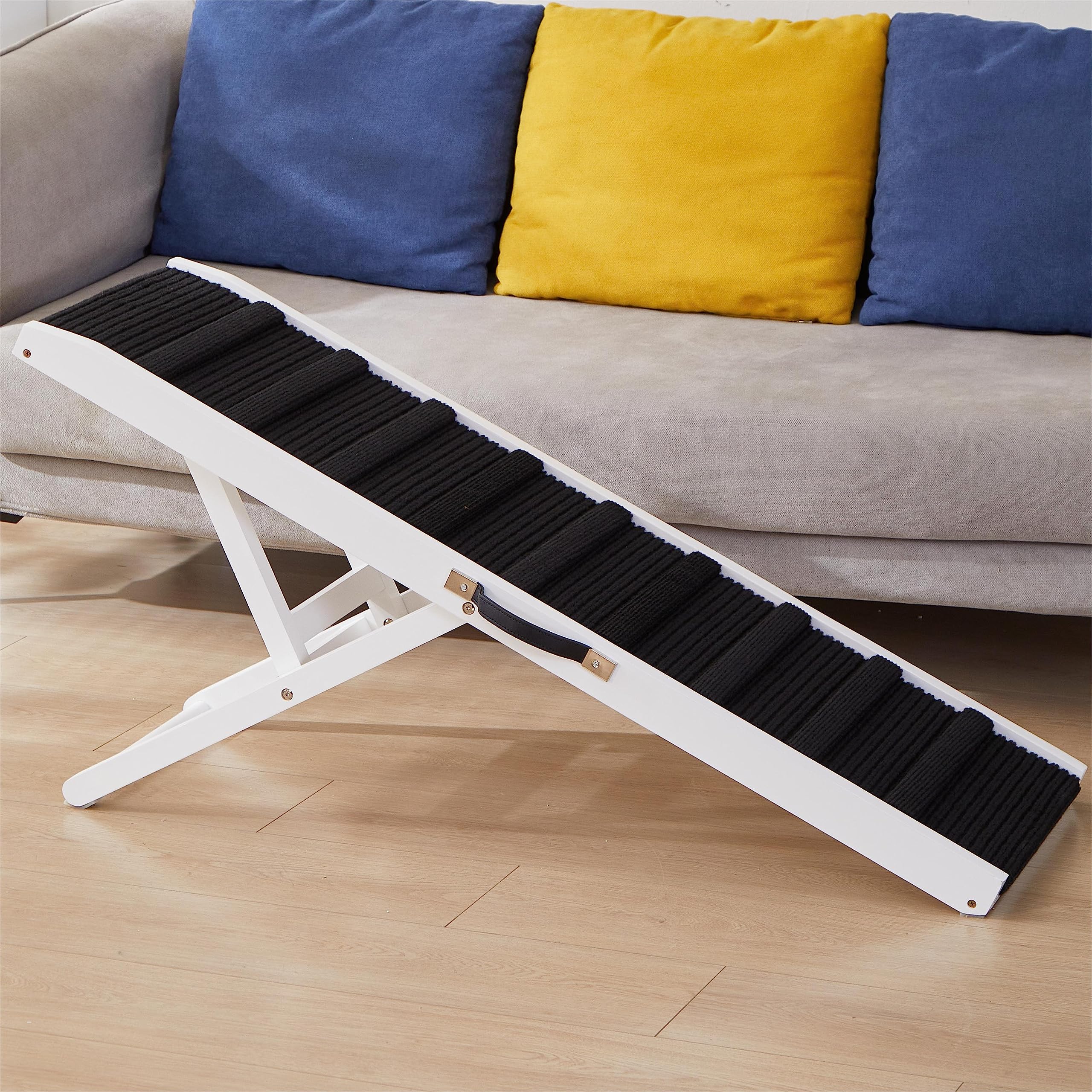 Dog Pet Ramp for Bed Couch Car SUV Large,Dog Pet Ramps Stairs Steps for Large Small Dogs to Get on High Beds Cars SUV Trucks