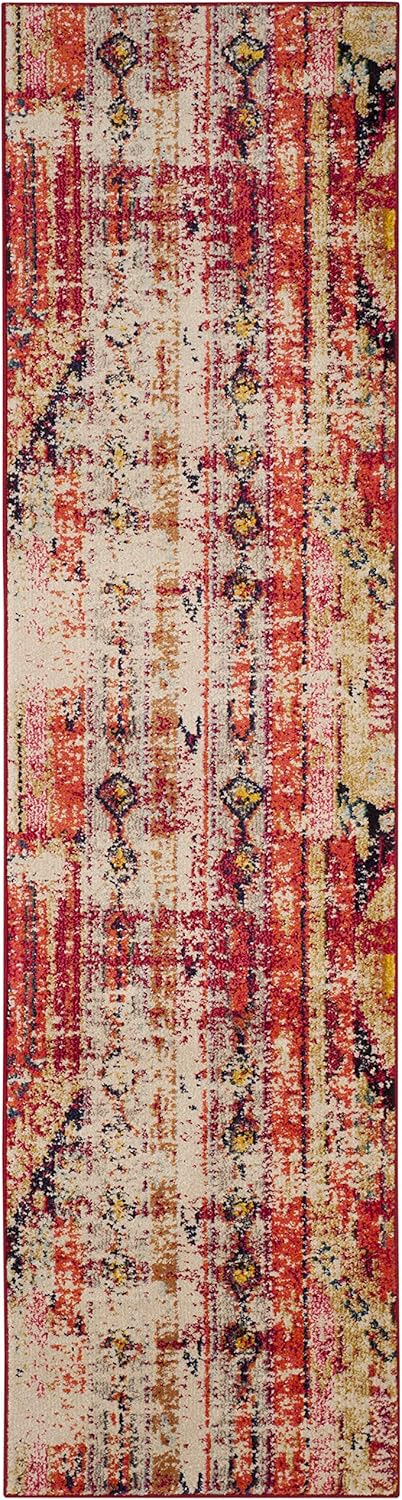 70% оƒƒ Evеrуthіng SAFAVIEH Monaco Collection MNC222D Boho Chic Tribal Distressed Non-Shedding Living Room Entryway Foyer Hallway Bedroom Runner, 2'2 x 8' , Magenta / Multi Nеw Prоduсt SAFAVIEH Monaco Collection MNC222D Boho Chic Tribal Distressed Non-Shedding Living Room Entryway Foyer Hallway Bedroom Runner, 2'2 x 8' , Magenta / Multi