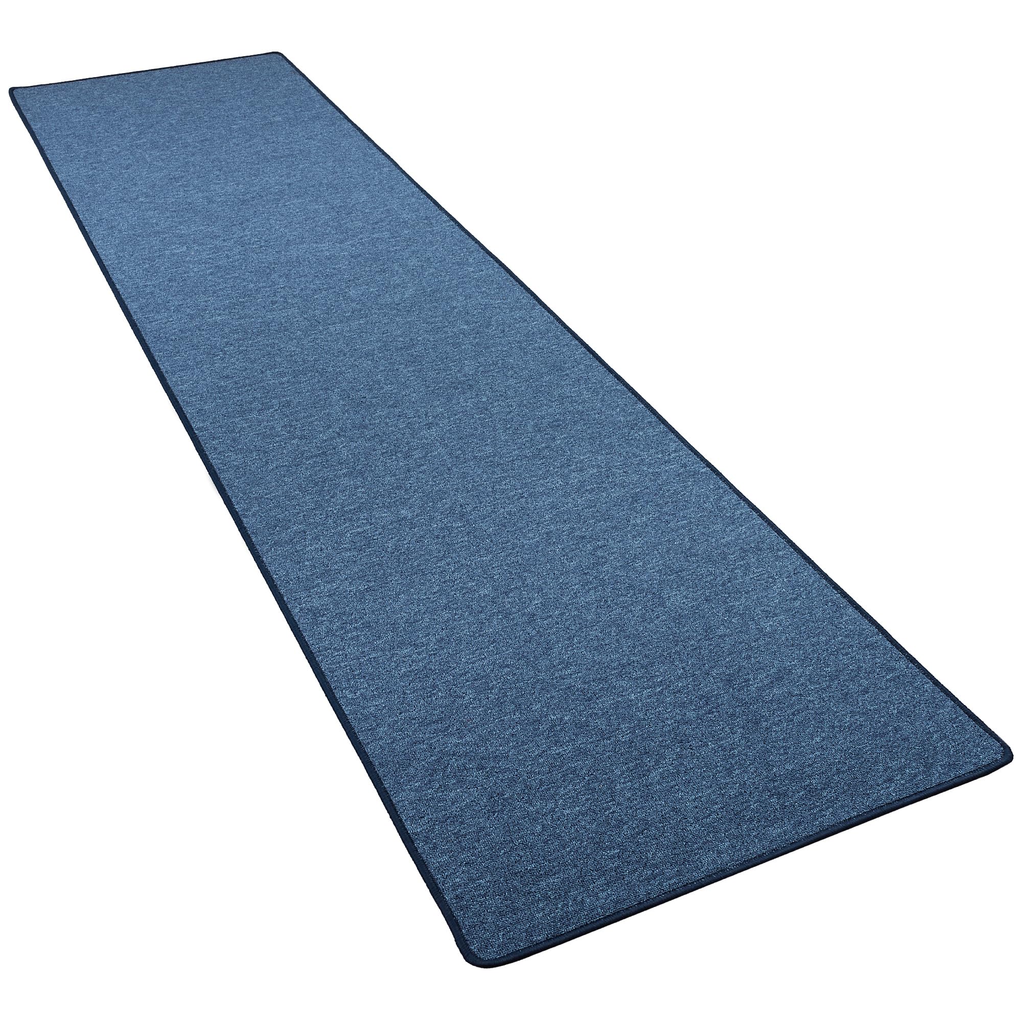 Snapstyle Feinschlingen Läufer Velour Teppich Strong Dunkelblau in 9 Größen