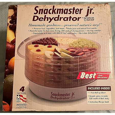Amazon Com American Harvest Snackmaster Jr Fd 20 Dehydrator Nesco Food Dehydrator Kitchen Dining
