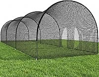 Garvee 33ft Baseball Batting Cage Net with Frame - Durable Training Enclosure for Hitting, Pitching & Golf Practice in Backyard or Field