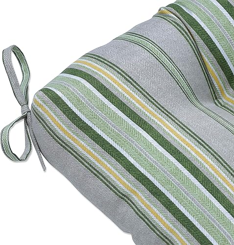 Miniatura 9 de Pillow Perfect Cojín patriótico Midland Americana copetudo para bancocolumpio, 60 x 18 pulgadas, rojo