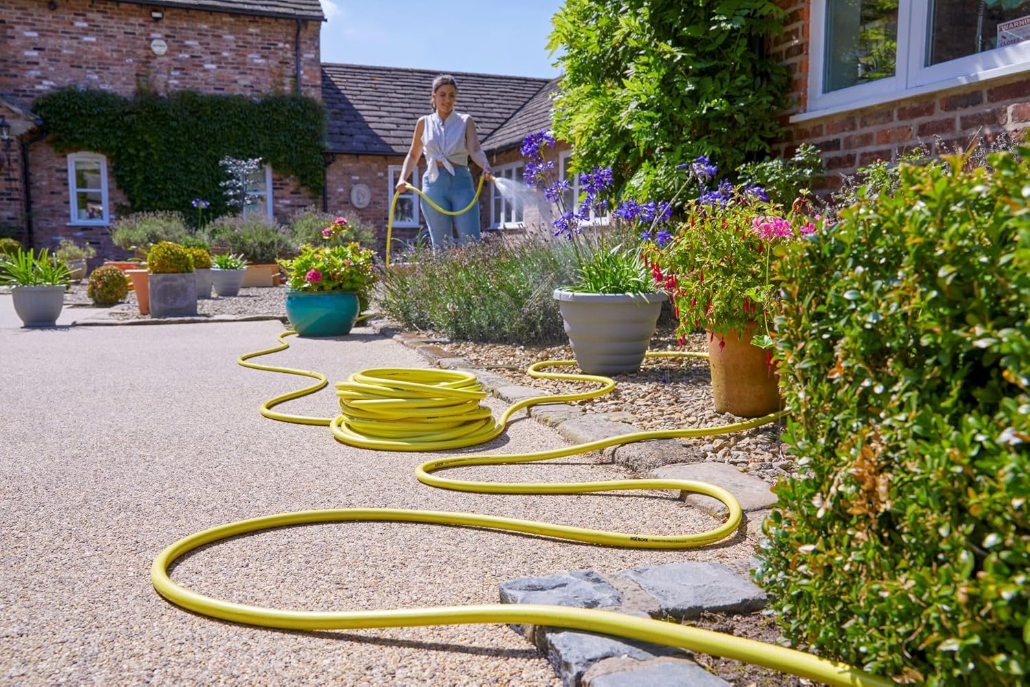 HOZELOCK - Ultimate Hose : Premium Super Tricoflex ø 12.5mm (1/2") 30m : Light, Robust, UV & Frost Protection, TNT Non Torsion, Soft & Flex Technology, 40% Recycled PVC, 30 Year Guarantee* [7830P0000]