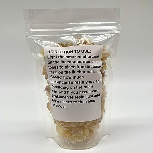 Miniatura 6 de -Resina de incienso, incienso Boswellia Sacra, incienso Hojari de Omán (3.5 onzas, amarillo blanco)