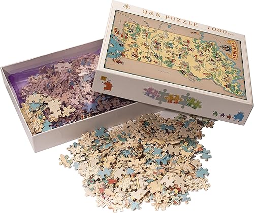 Miniatura 8 de Rompecabezas para adultos 1000 piezas Arkansas mapa de madera rompecabezas juegos de rompecabezas Estados Unidos del estado rompecabezas mapa decorar